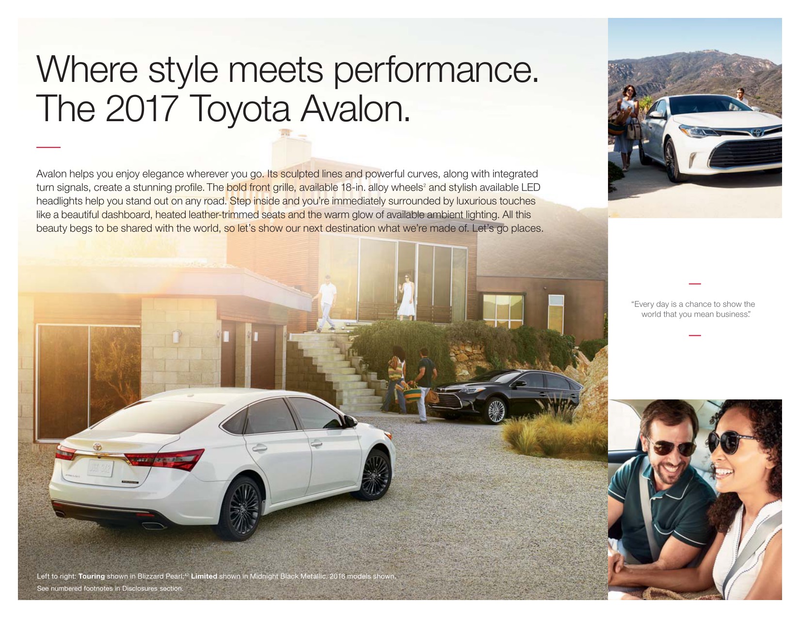 2017 Toyota Avalon Brochure Page 3